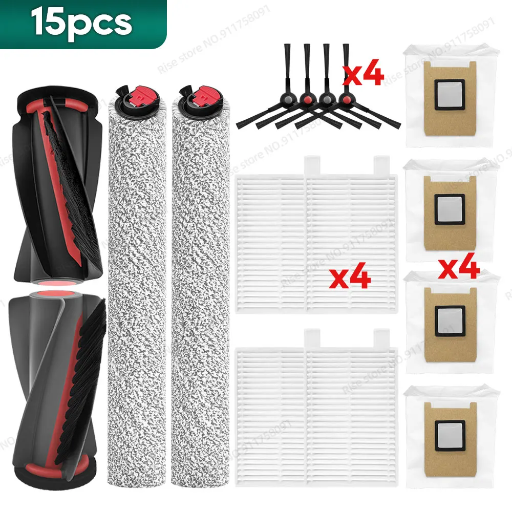 Compatibel met Eufy C28 Accessoires Hoofdborstelfilter Zijborstel Stofzak Vervangende onderdelen