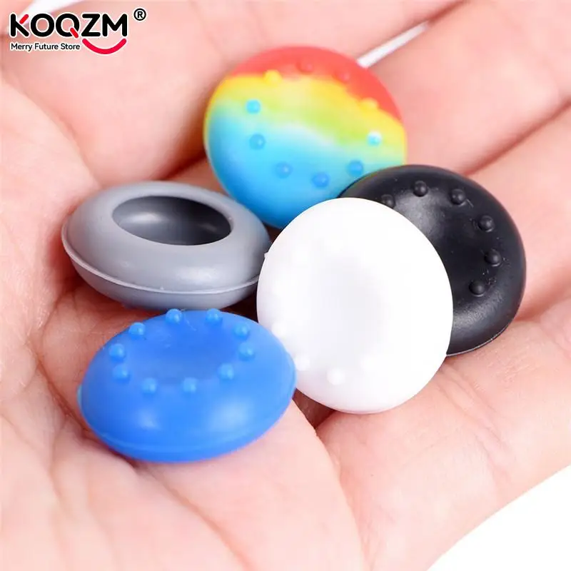 Capuchon en caoutchouc et silicone pour manette analogique, capuchon en silicone, capuchon de pouce, poignée pour XBOX 360, PS3, PS4, 5 couleurs,