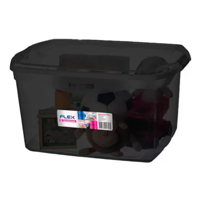 

Organizer Box 68 Liters Multipurpose With Lid Lock Grey Boxes, Boxes and Baskets Decorative Boxes