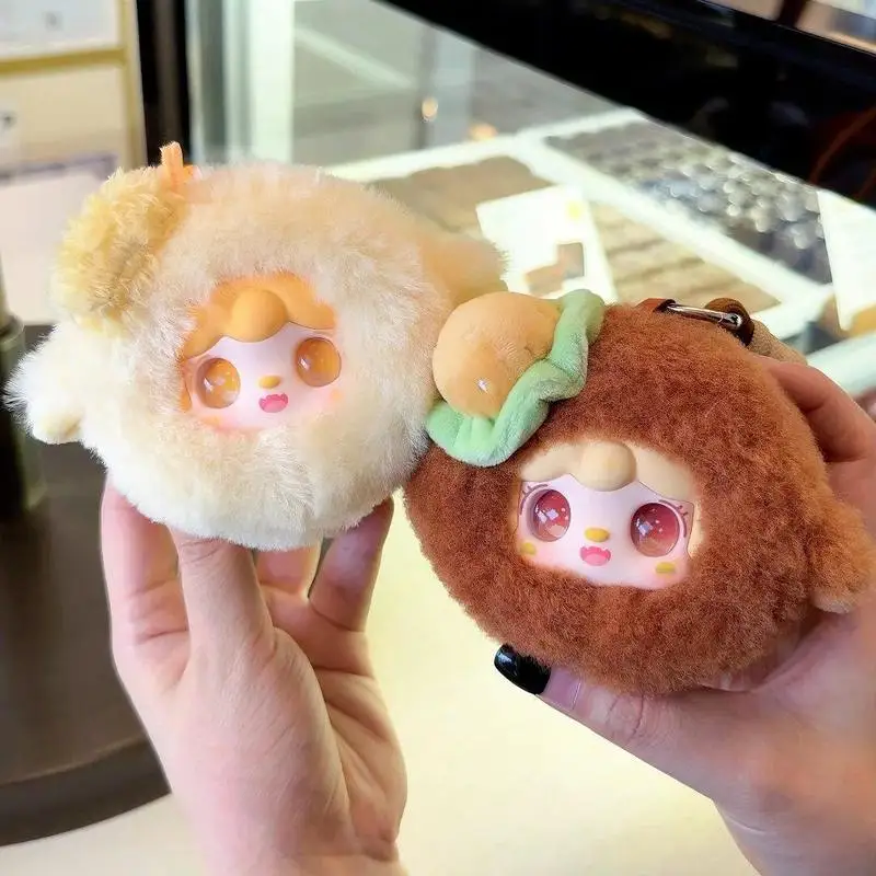 

New Yooki Heat Charging Station Series Mirror Comb Plush Blind Box Cute Creative Portable Mirror Pendant Bag Decoration Toy Gift