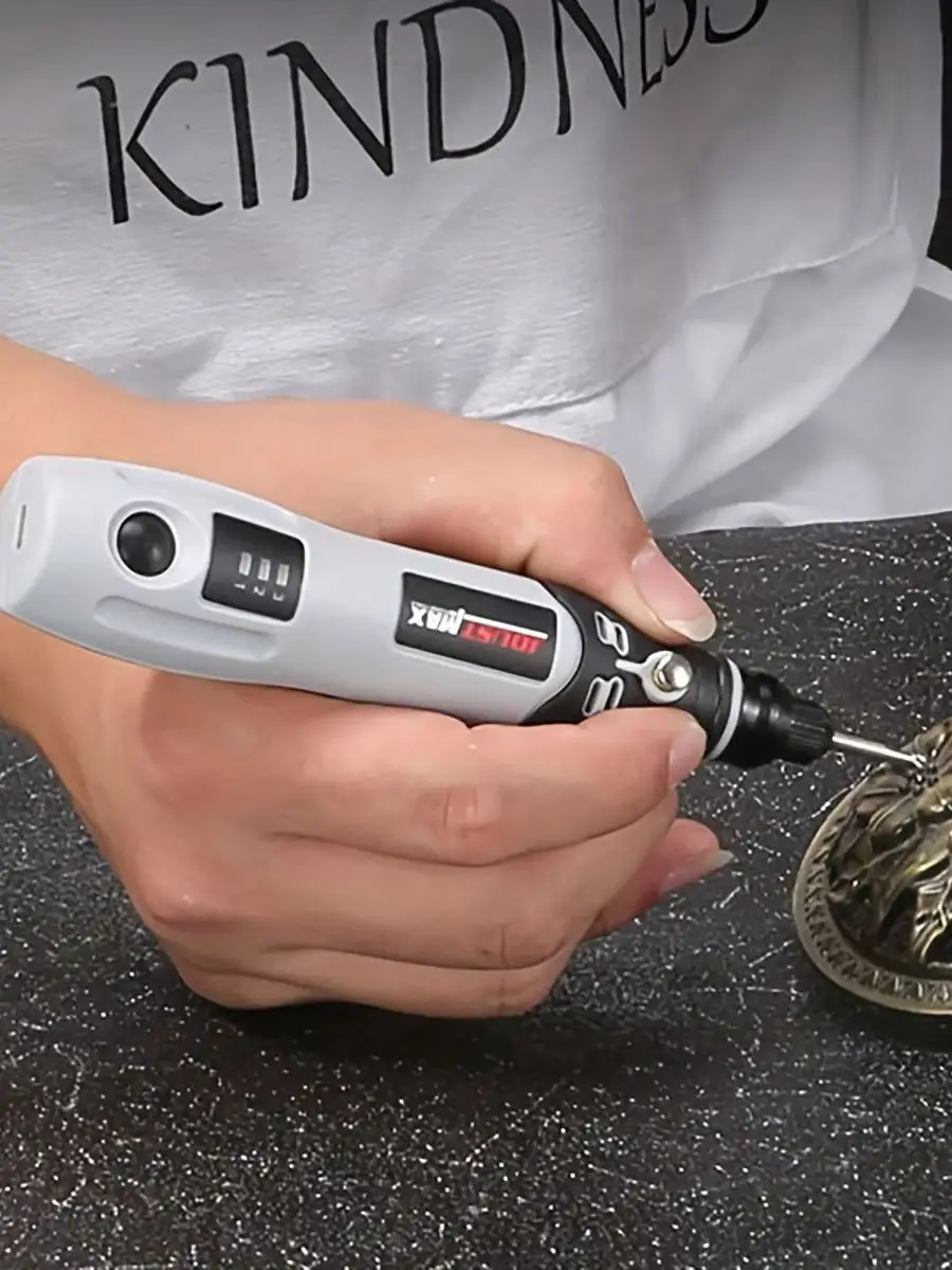 USB Cordless Mini Rotary Tool Rechargeable for Polishing Carving DIY Craft