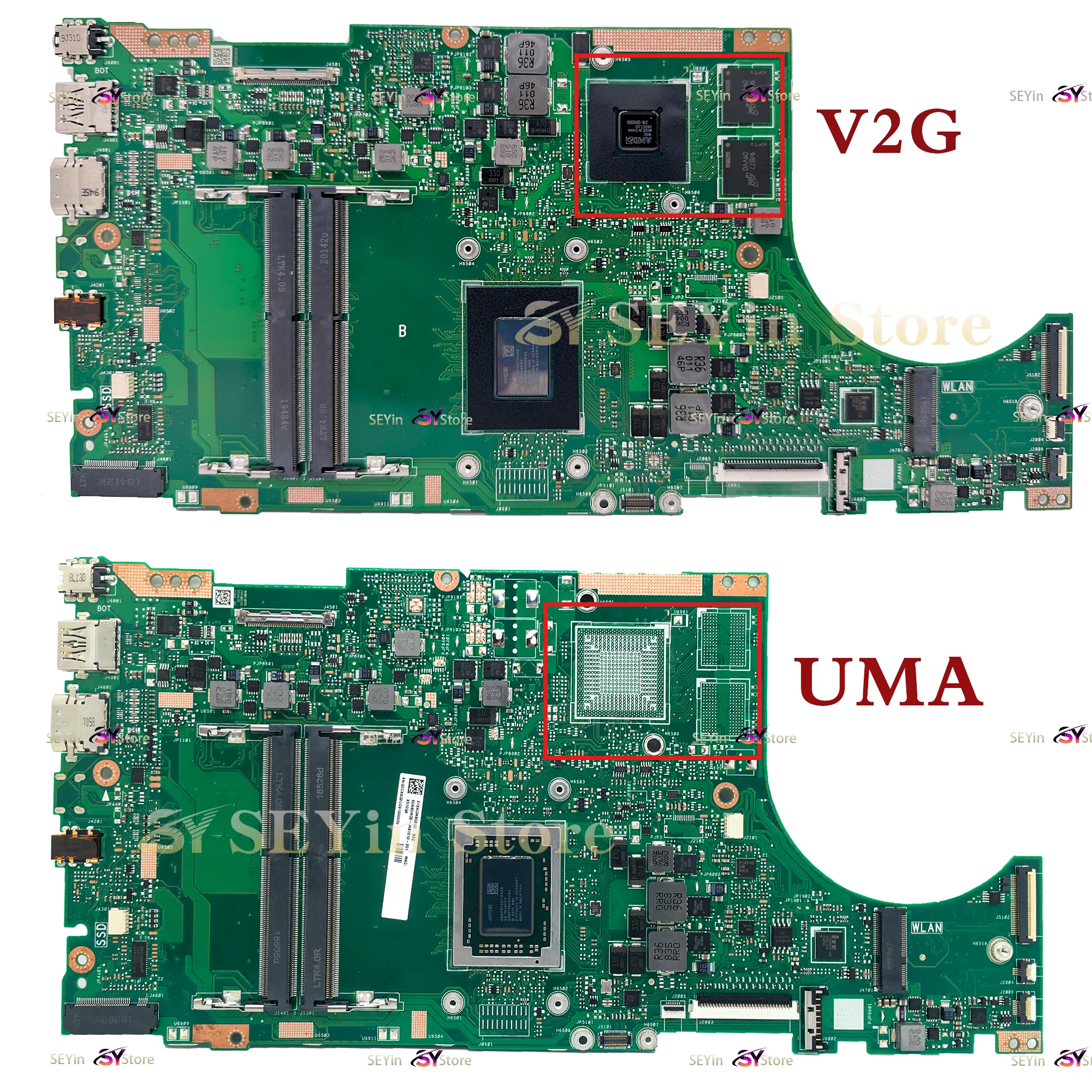 Asus,x510qr,a510q,f510q,x510qa,x510q,v580q,a10,a12,uma,v2g,ddr4用ノートブックマザーボード