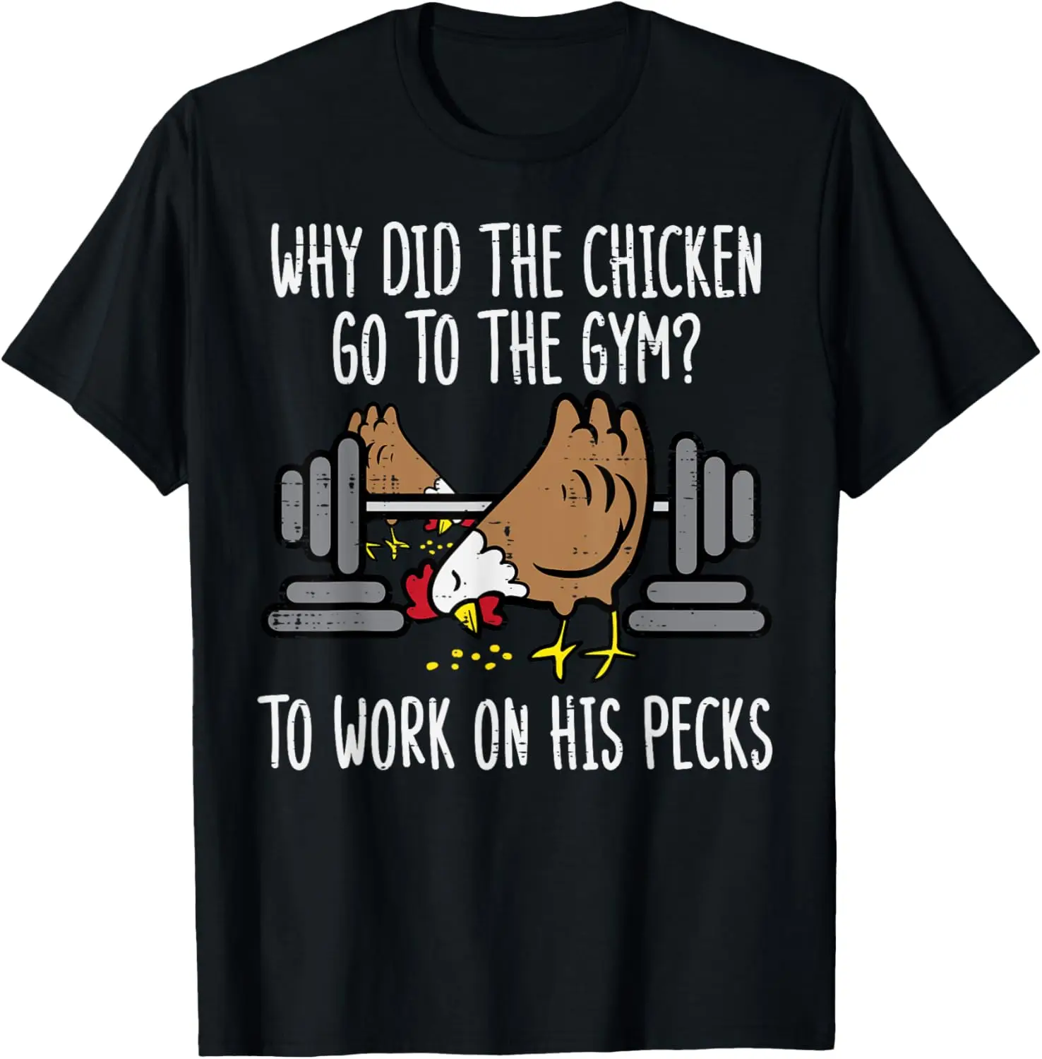 

Почему Chicken Go To The Gym Забавные футболки для тренировок и фитнеса для мужчин и женщин Y2k Harajuku Kawayi Персонализированная одежда Camisas