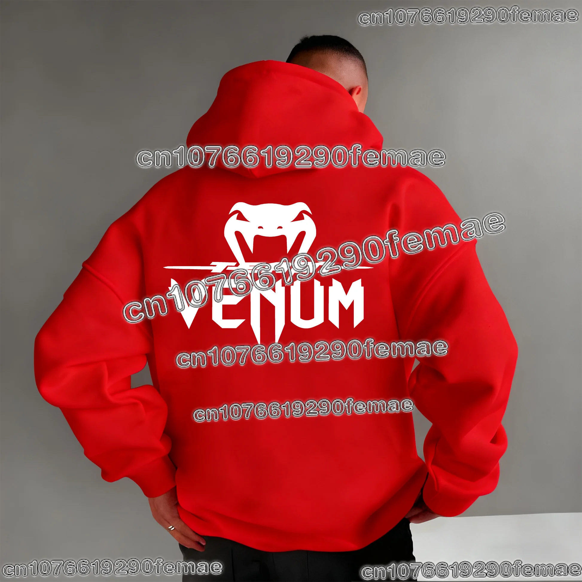 أحدث سترة بغطاء للرأس رياضية MMA لعام 2026، سترة كلاسيكية مريحة من القطن UFC لربيع وخريف وشتاء #6