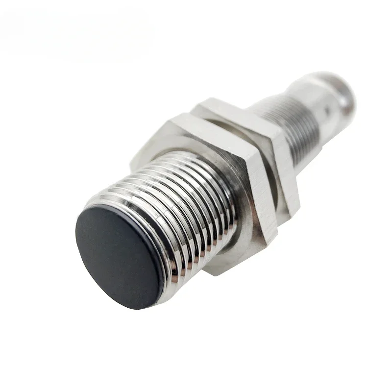 Plug-in proximity switch sensor with four-pin aviation plug connector metal induction switch electric eye