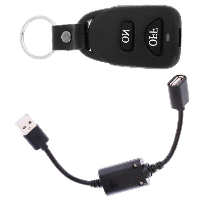 J6PA Wireless RemoteControl schaltet Controller für 5V1A USB-Lüfterlampe 433 MHz ein