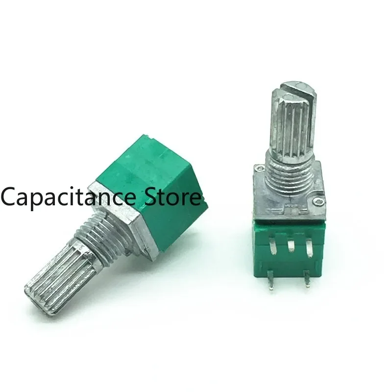 

5PCS Brand-new R097 potentiometer B1KB10KB20K50K single band switch 5 feet 15 floral axis.
