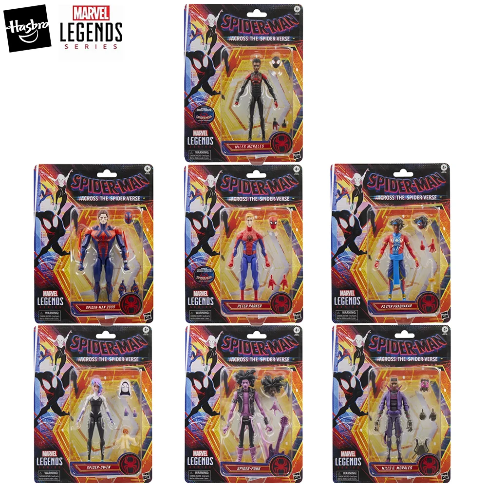 W magazynie Hasbro Marvel Legends Spider-Punk, Gwen, Pavitr Prabhakar, Miles i Spider-Man 2099 ładny 15 cm model postaci zabawki