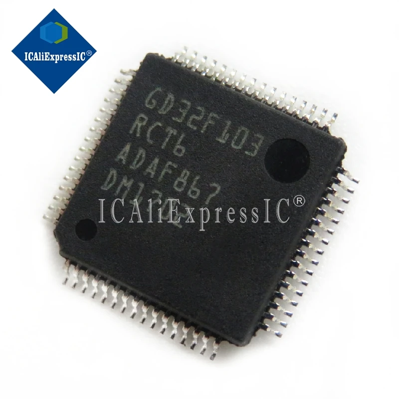 5pcs/lot GD32F103RCT6 STM32F103RCT6 LQFP64 MCU 32-bit STM32F1 ARM Cortex M3 RISC 256KB Flash 2.5V/3.3V 64-Pin LQFPIn Stock