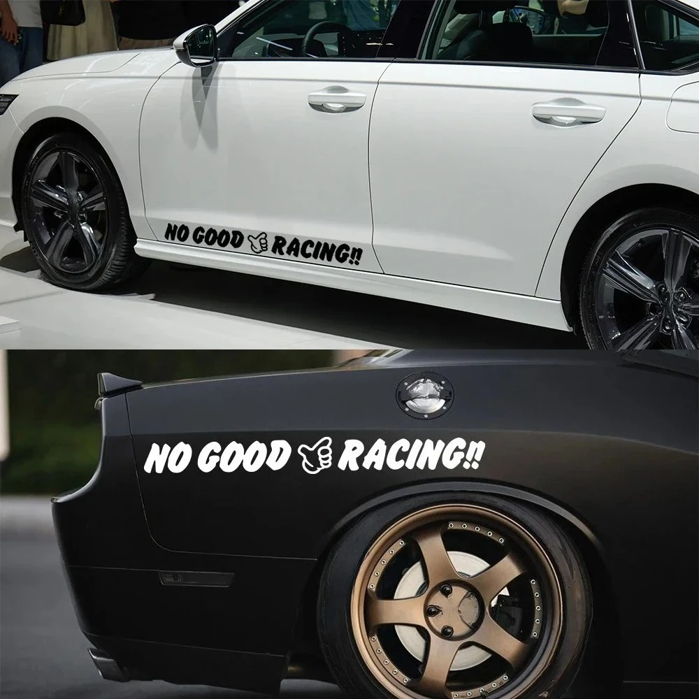 

JDM Creative No Good Racing Graphics Decor Sticker Car Windshield Window Decal For Audi BMW Toyota Volkswagen Honda Nissan BYD