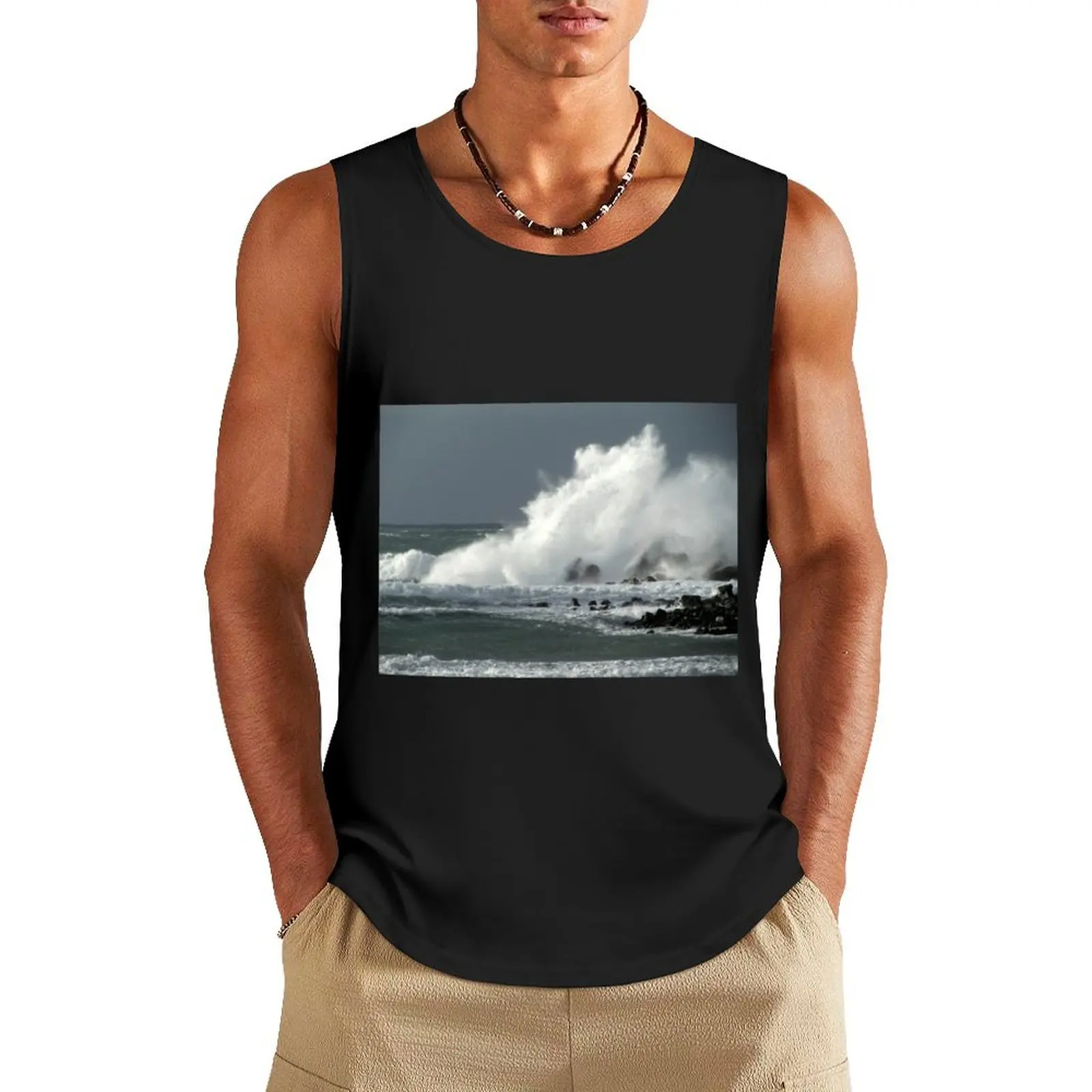 The Breaker Tank Top gym men T-shirt sports Men gym sportswear t-shirt Men's