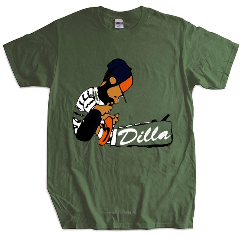 mens brand tshirt male gift tops Nobee Men's J Dilla Baby Design T Shirt Loose tops for him plus size teeshirt men top tees