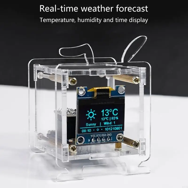 H37B DIY Электронный комплект Mini Weather Poecast Clock Diy Diy Sondering Project