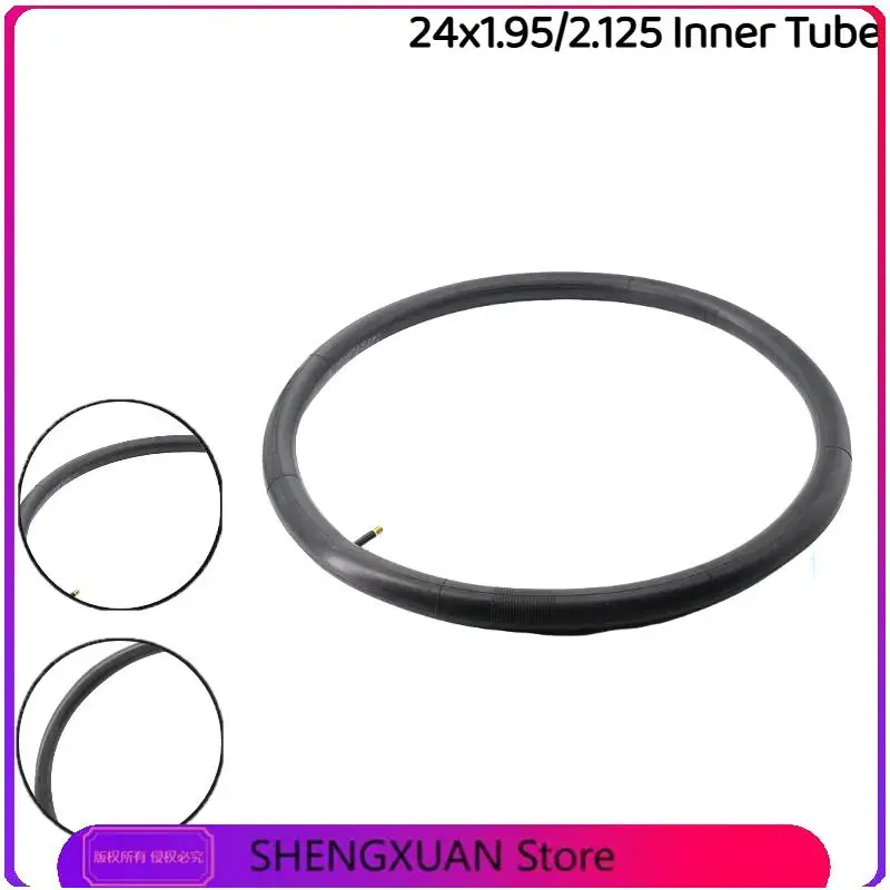 24X1.95/2.125 Inner Tube Straight Mouth For Bicycles, Mountain Bikes Tire Accessories