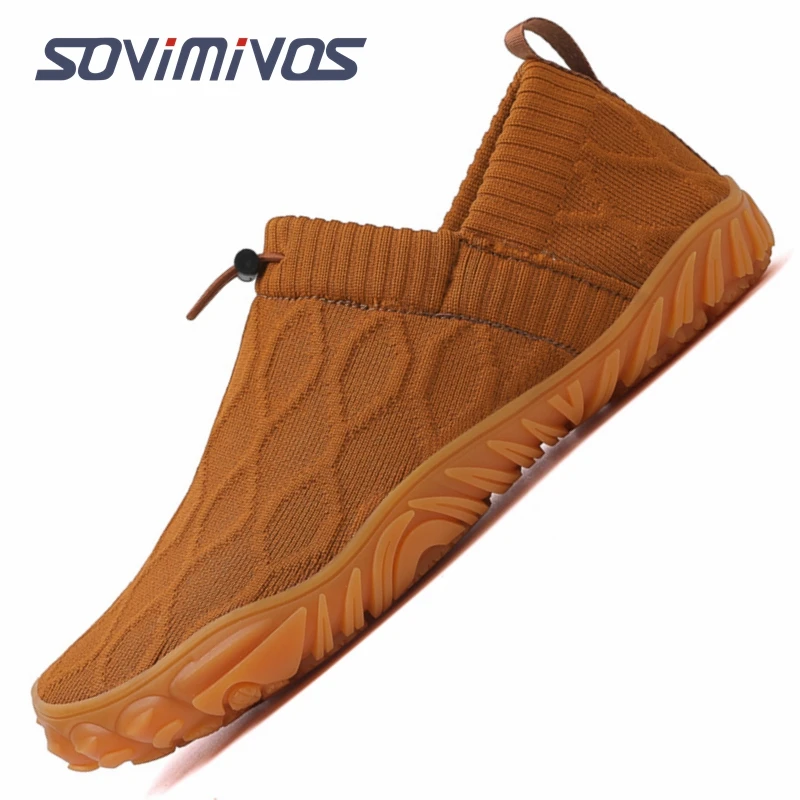 Zapatos descalzos anchos para hombre, zapatillas minimalistas para correr por senderos al aire libre, ligeros y transpirables