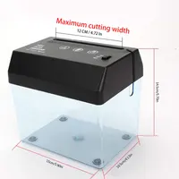 Portable Mini Electric Paper Shredder – USB / Battery Operated Desktop Document Shredder
