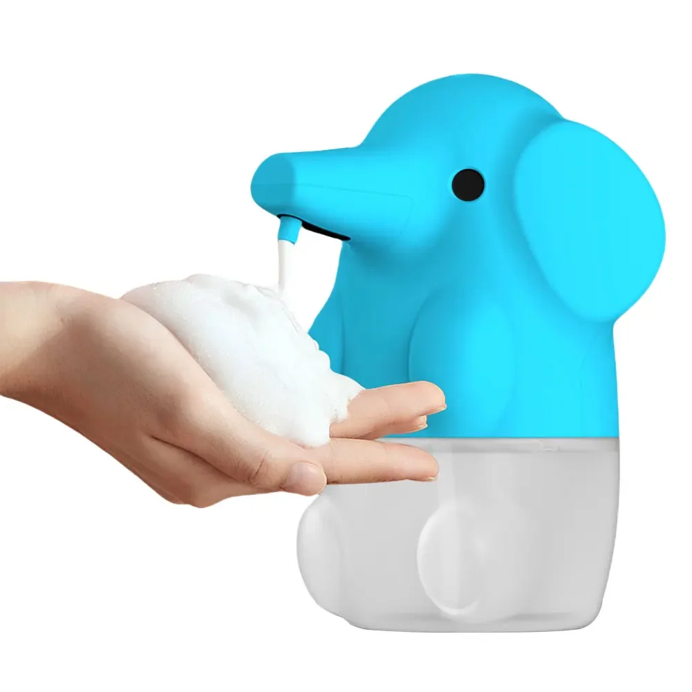 Uroczy Automatyczny Dozownik Piany do Mydła w Kształcie Słonia, Akumulatorowy Dozownik Mydła do Rąk, Elektryczny Dozownik Mydła do Łazienki i Kuchni T