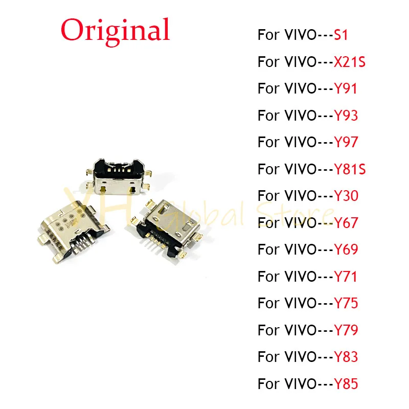 

20PCS For VIVO S1 X21S Y91 Y93 Y97 Y81S Y83 Y85 Y71 Y75 Y79 Y67 Y69 Y30 USB Charging Port Dock Plug Connector Socket