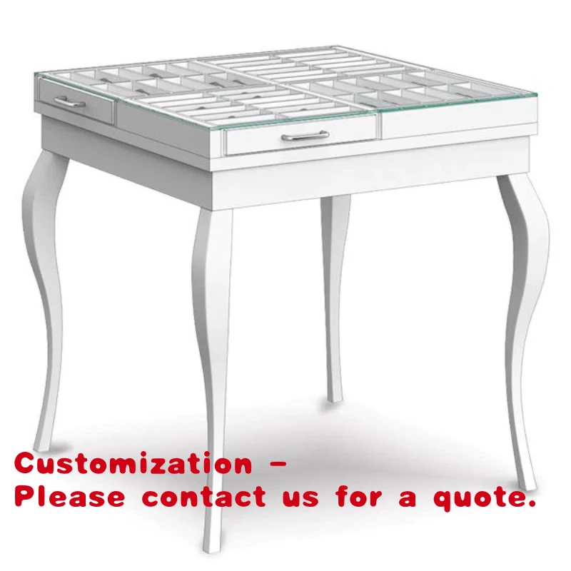

custom.Artworld Displays Sunglass Shop Counter Optical Work Table Eyeglasses Tray Showcase Table Modern Dispensing