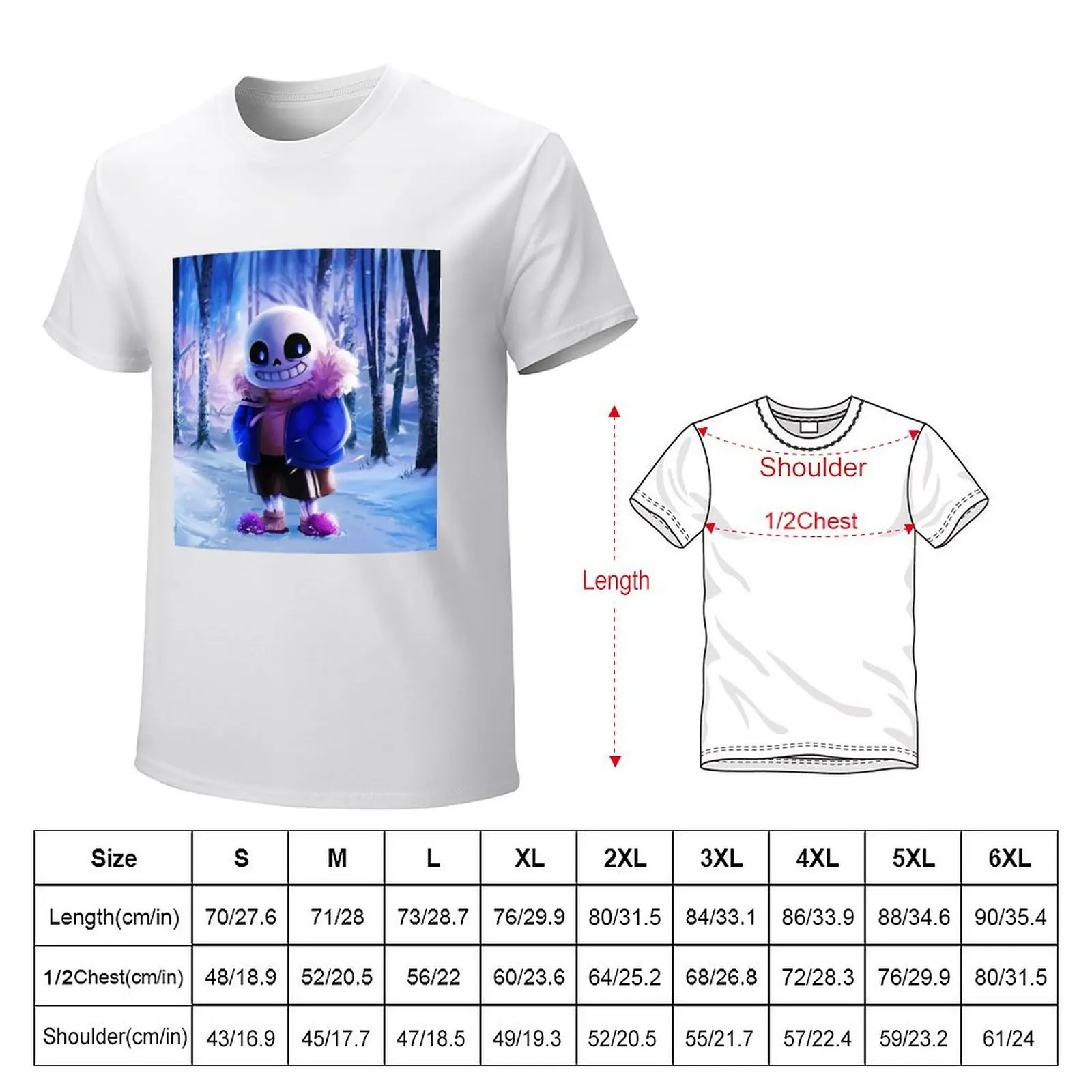 Undertale Sans Games T-shirt summer top vintage plain cute tops plain t shirts men