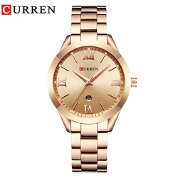 Curren 9007 hot fashion frauen uhr luxus uhren frauen uhr edelstahl einfache business wris watches damen reloj mujer