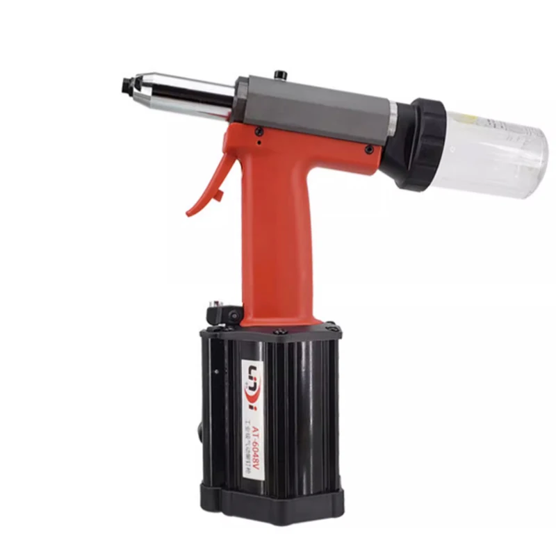 Lingdi AT-6048V Self suction Pneumatic Rivet Gun 6.4 Pull Nail Gun Stainless Steel Pull Nail Rivet Gun Riveting Tool