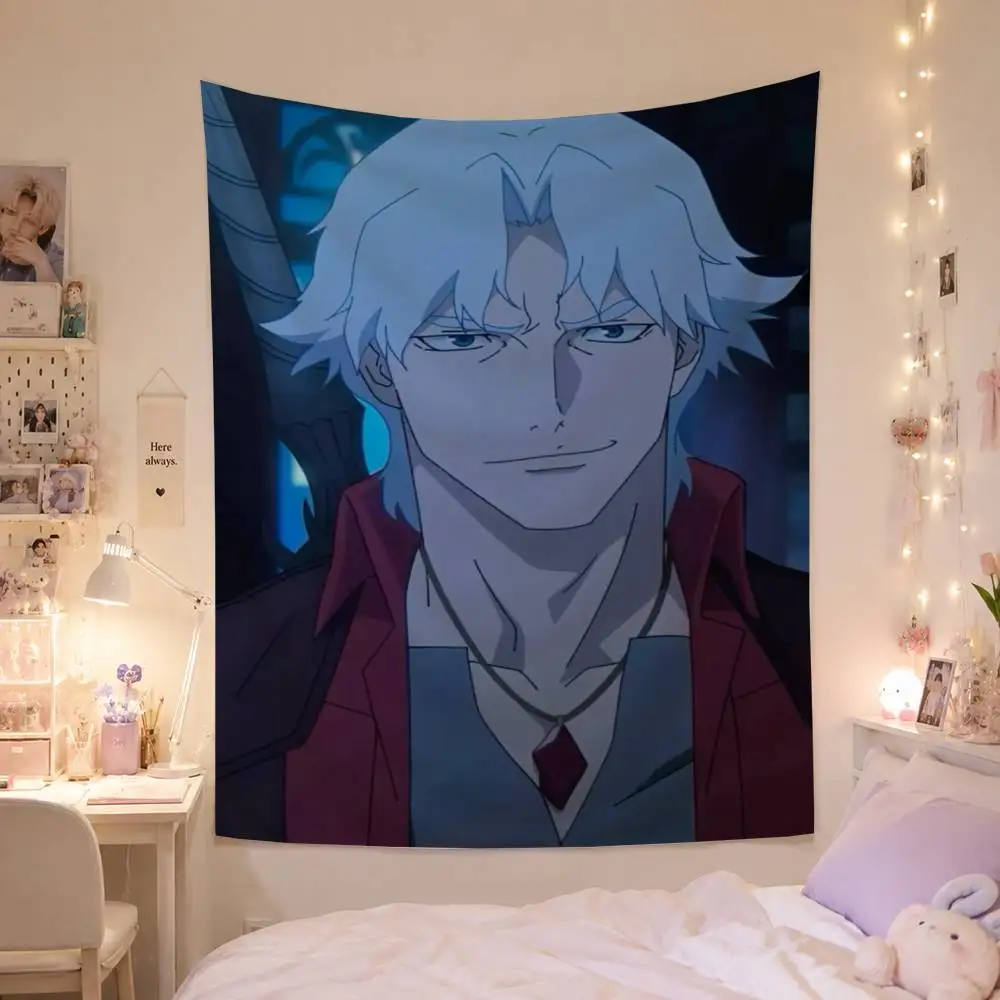 D-Dante D-Devil May C-Cry Flag Digital Printing Banner for Garage Wall Out Door Decoration