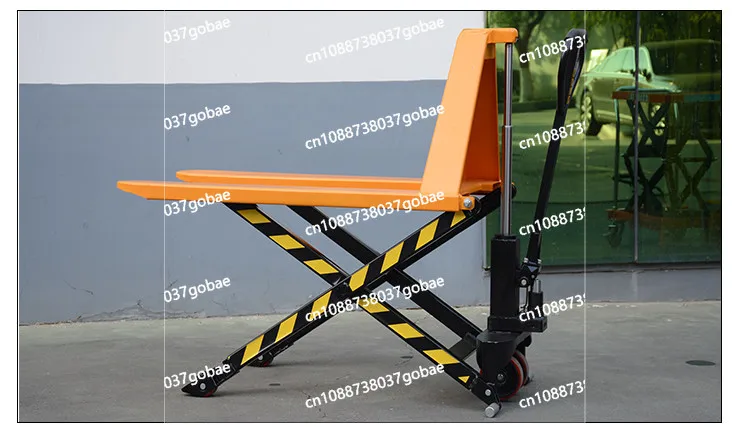 Z truck scissor fork type high lifting manual hydraulic forklift lifting operation assembly table