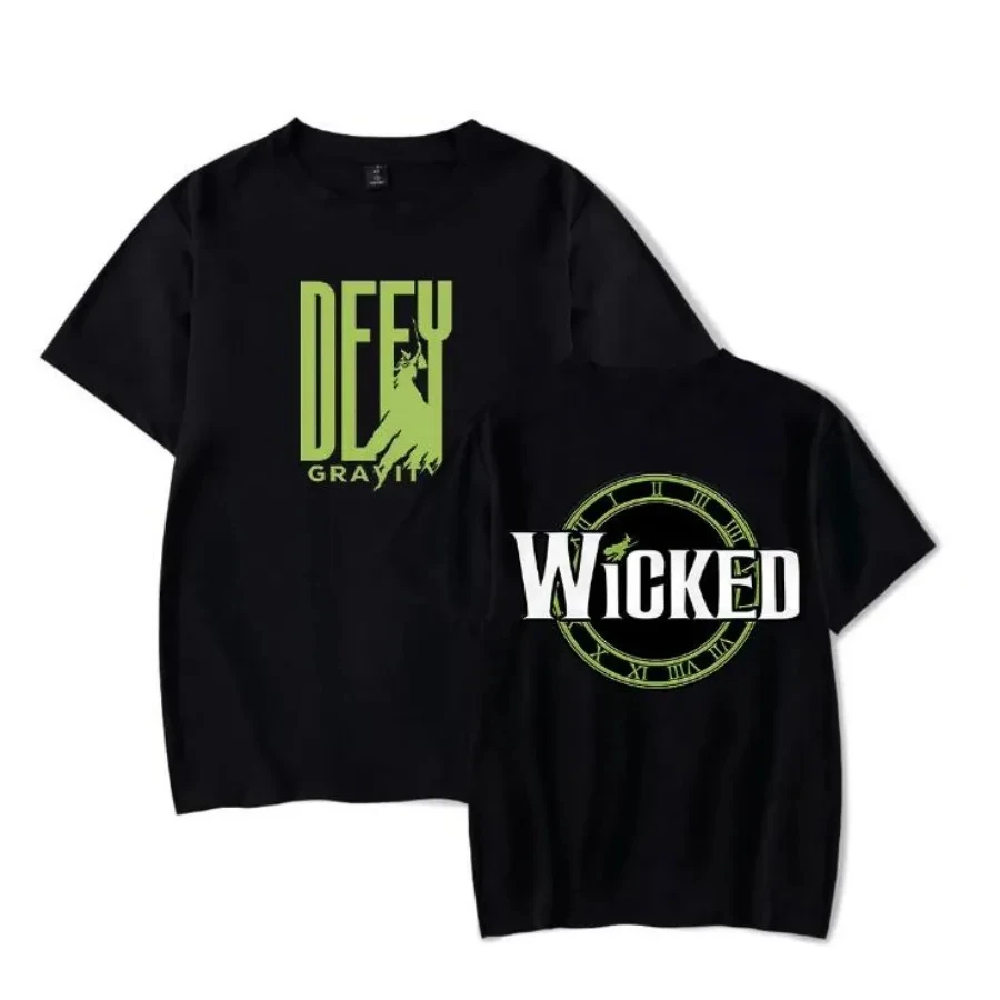 WICKED The Musical 3D Print T Shirt Women/Men Summer O-neck Short Sleeve Funny T-shirt Elphaba Graphic Tees Oversized Streetwear