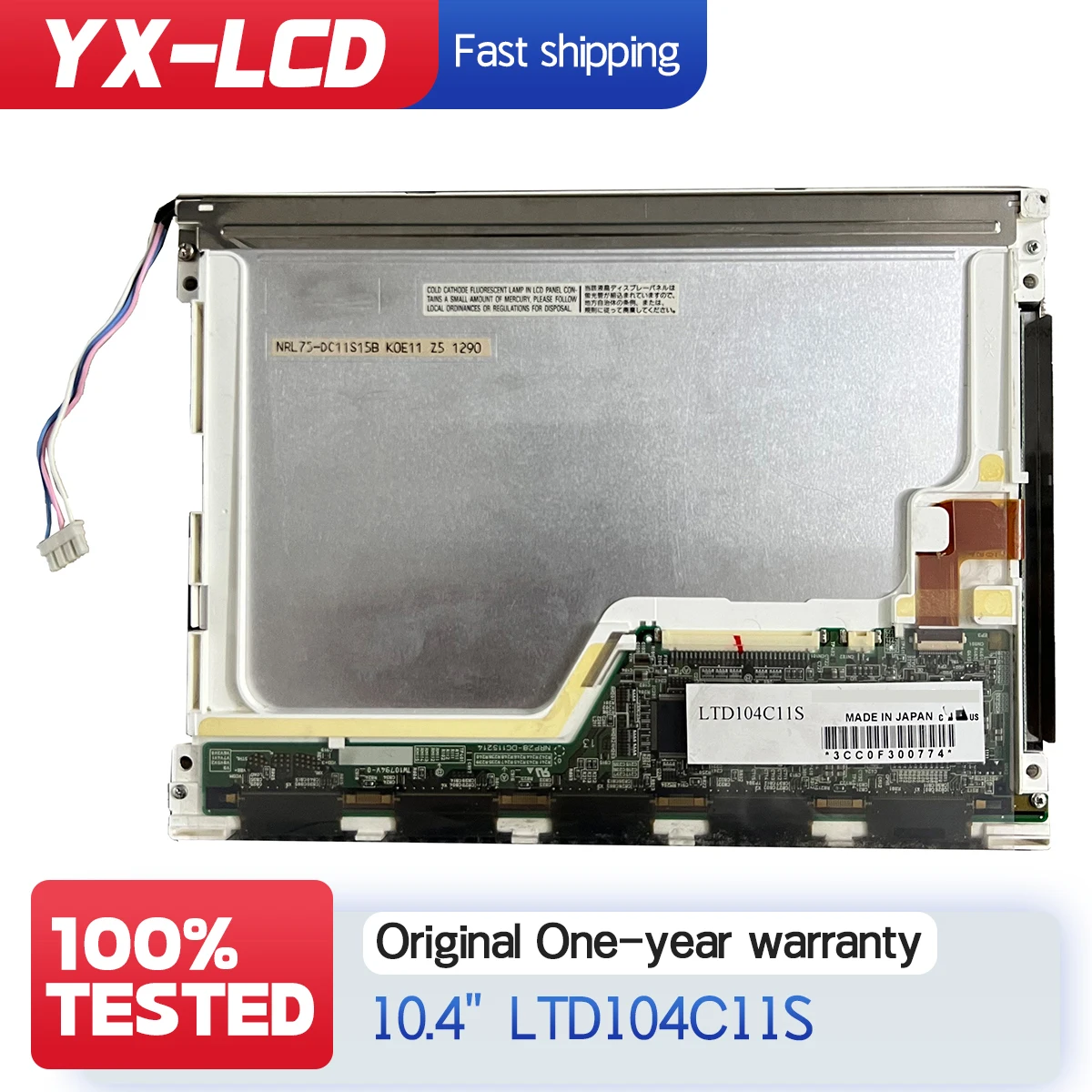 

Оригинальный ЖК-экран 10,4 дюйма LTD104C11S LTD104C11U LTD104C11F для промышленных ЖК-дисплеев