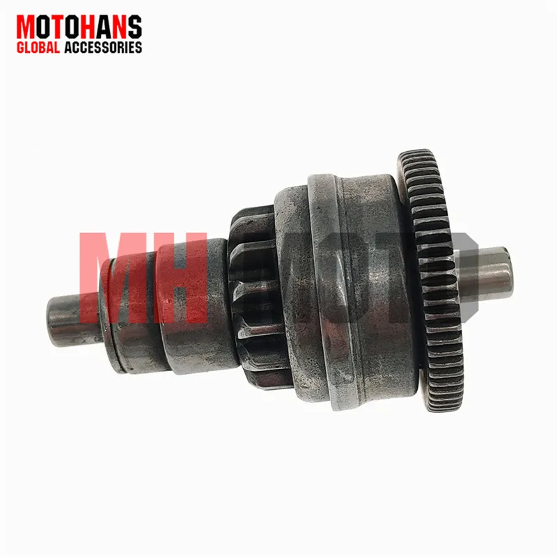 

MOTORCYCLE ACCESSORIES 14T/65T START CLUTCH START BENDIX OF START MOTOR FOR GY6 50CC 139QMB ENGINE SCOOTERS QUAD ATV