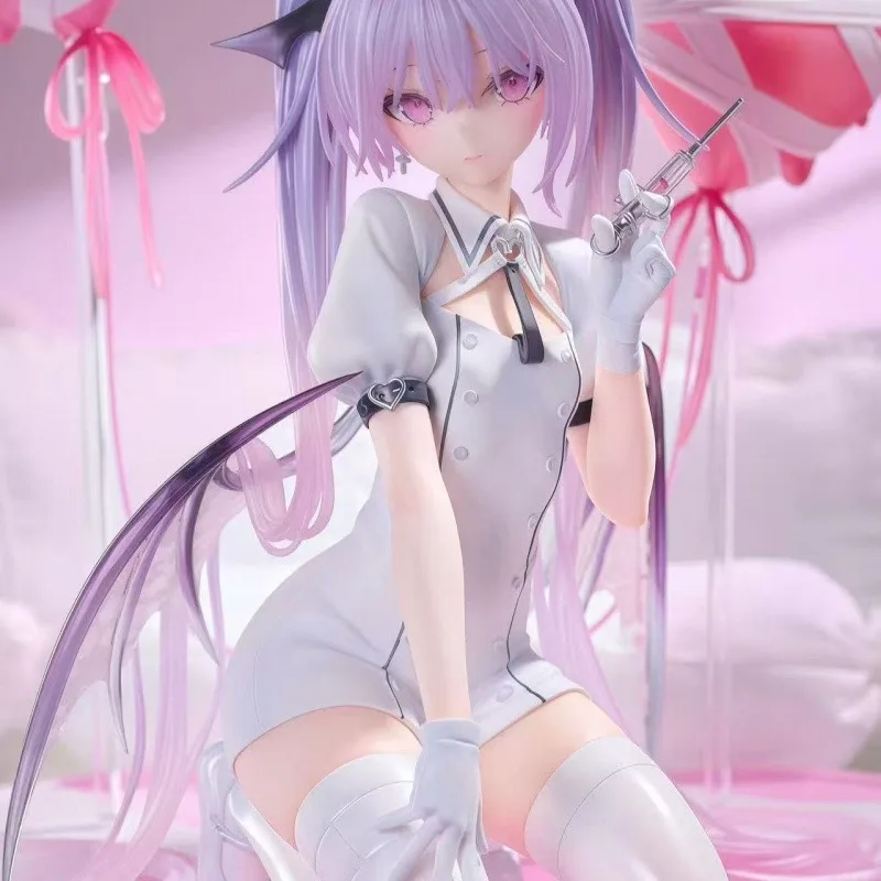 

Eve Little Devil Nurse Anime Girl Figure Premium Edition Desktop Decor Cute Kawaii Anime Girl Figure Perfect Gifts Anime Fans