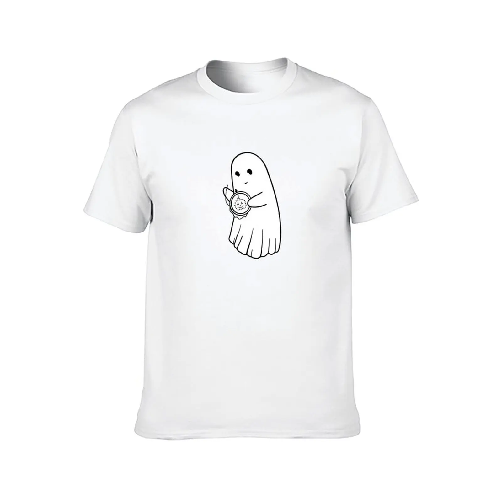 Cross stitch ghost T-Shirt Louboutins fashion shirts cotton graphic tees mens workout shirts