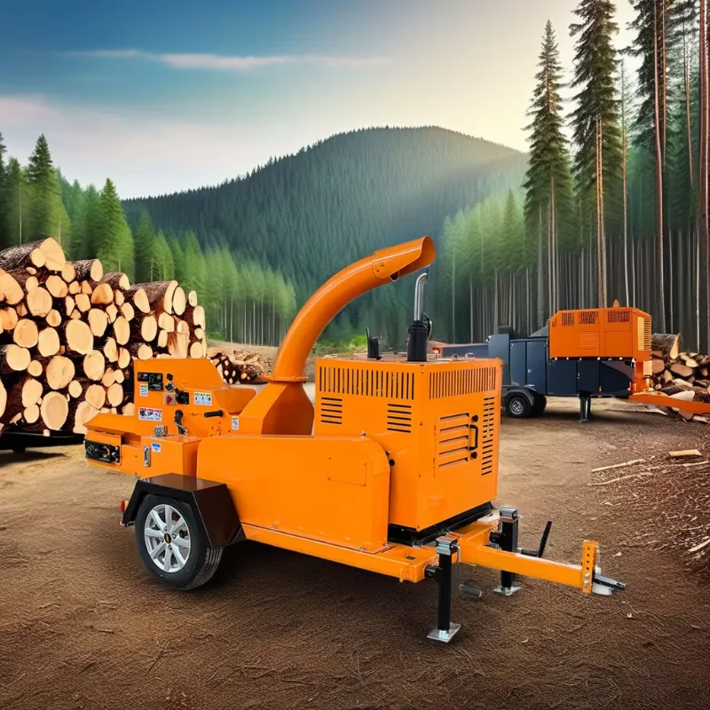 YG High Quality Wood Chipper Shredder Pto Driven Wood Chipper Splitter Machine Self Propelled Wood Chipper Machine for Japan