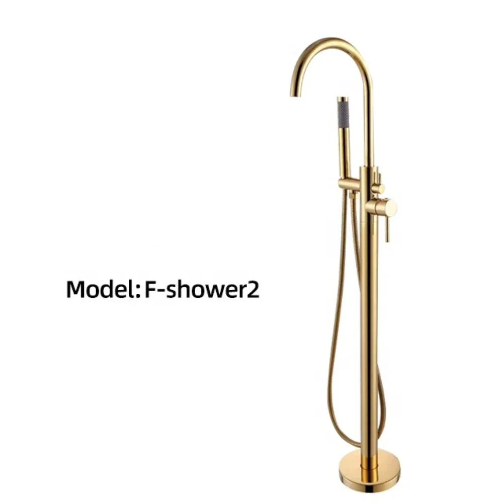 Chinese bathroom gold decorative independent shower with nozzle