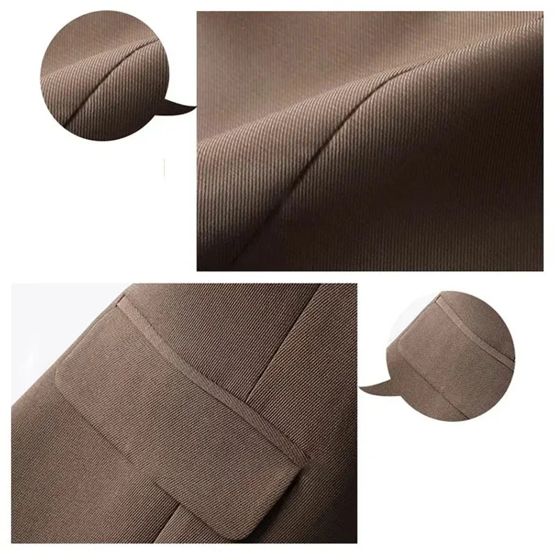 LIBIELIY Spring Autumn 2025 New Korean High-end Fashion Vest Women Office Casual Loose Sleeveless Blazers WaistCoat Outwear Ladi