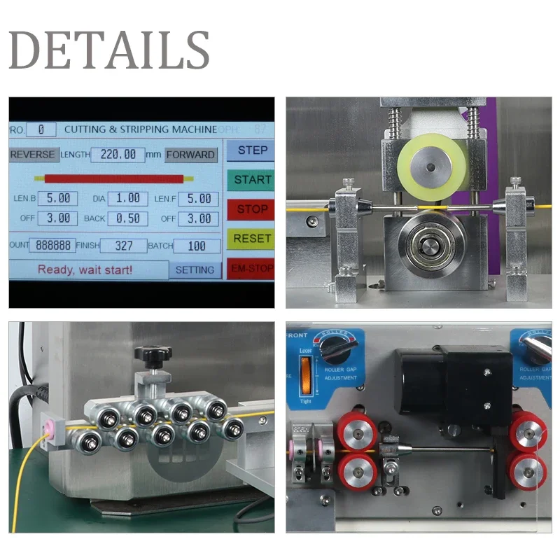 EW-3010+S Fully Automatic Cable Wire Cut Strip And Print Machine 0.1-6mm2 Wire Cutting Stripping With Printer