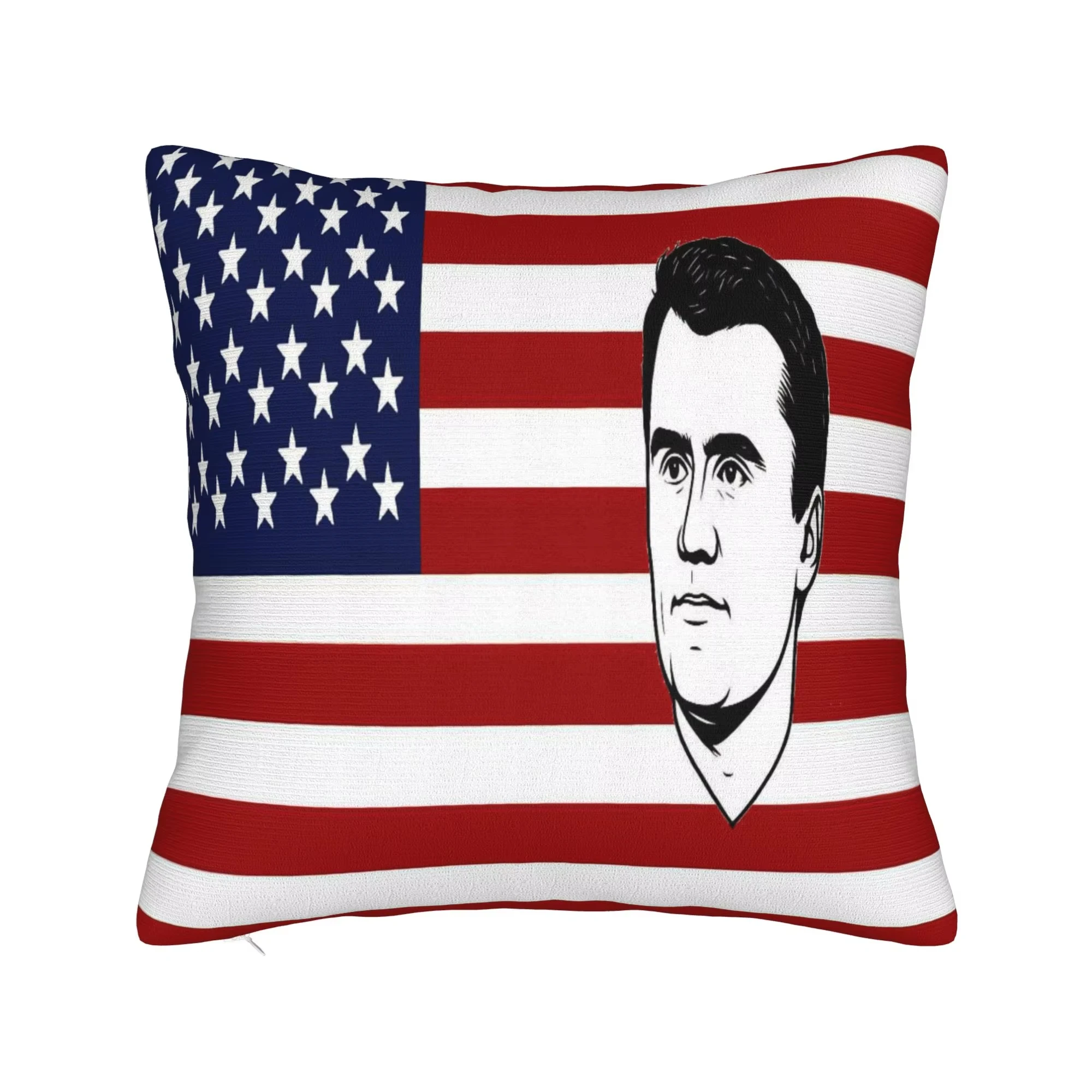 Dubbelzijdige Charlie Kirk R.I.P kussensloop, vintage zachte kussensloop voor bank en slaapkamer decor