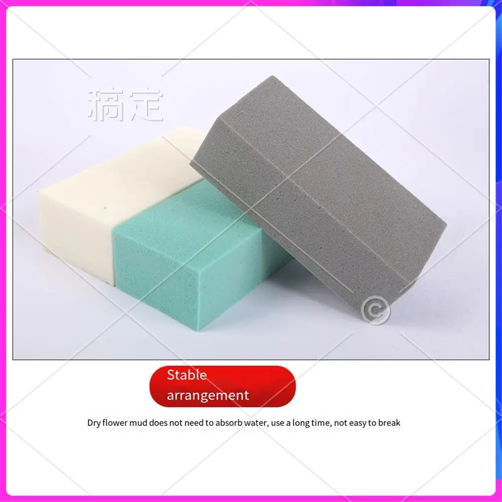 

NEW-High-Density Floral Mud Arrangement, Foam Block DIY Flower Stand,Handmade Floral Bouquet Foam Mud