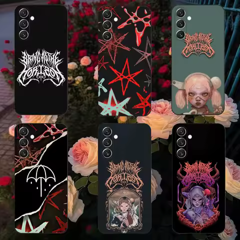 Bring Me The H-Horizons BMTH Phone Case For Samsung Galaxy A13,A21s,A22,A31,A32,A52,A53,A71,A80,A91 Soft Black Shell