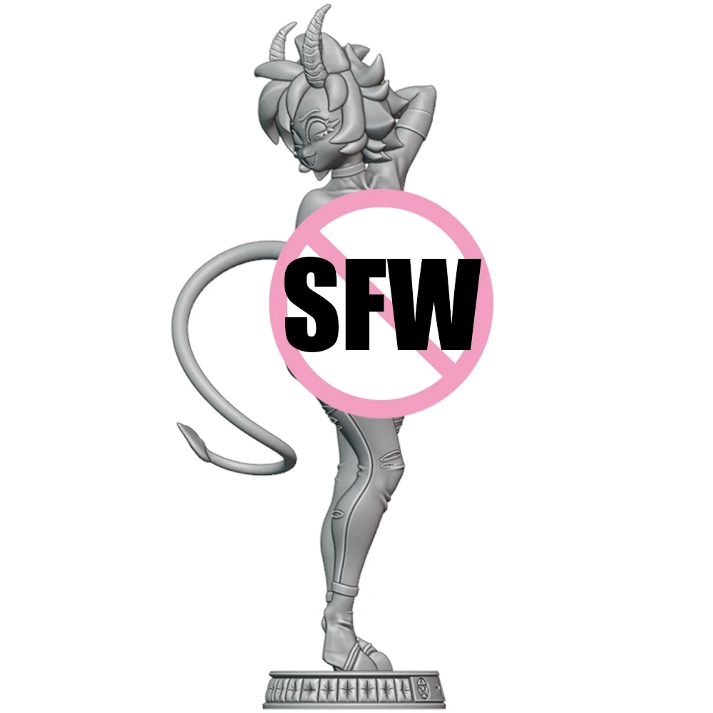 1:24 حسناء ميلي المرفقة Nsfw ثلاثية الأبعاد طباعة الراتنج مجموعات الالعاب Gk غير مصبوغ تمثال Waifu لتقوم بها بنفسك تمثال المفكك أرقام لعبة مجسمة