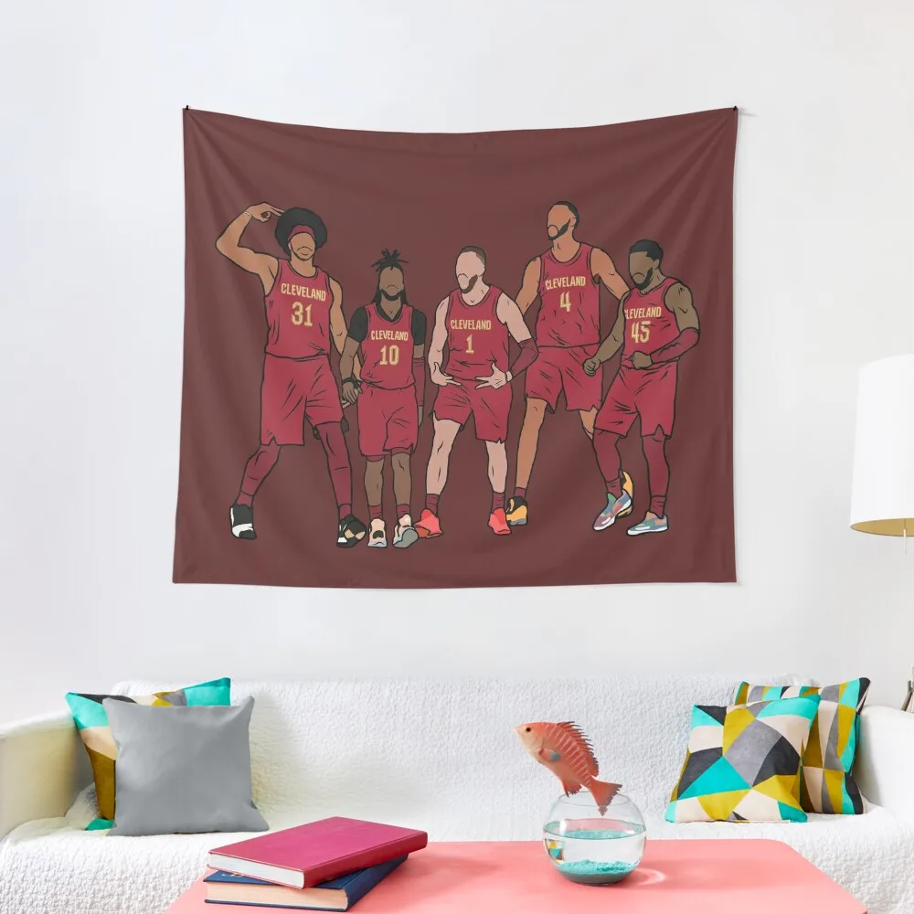 The Fro, Garland, Strus, Mobley & Mitchell Tapestry Room Decorations Aesthetic Home Decoration Tapestry