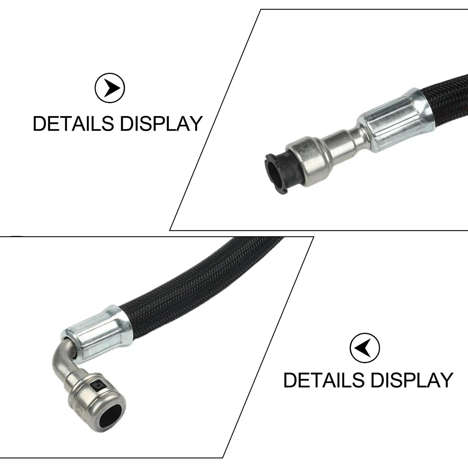 13537605189 Fuel Feed Pipe Turbo Engine Fitment Quick Installation Feature Lightweight ABS Material For Mini R56
