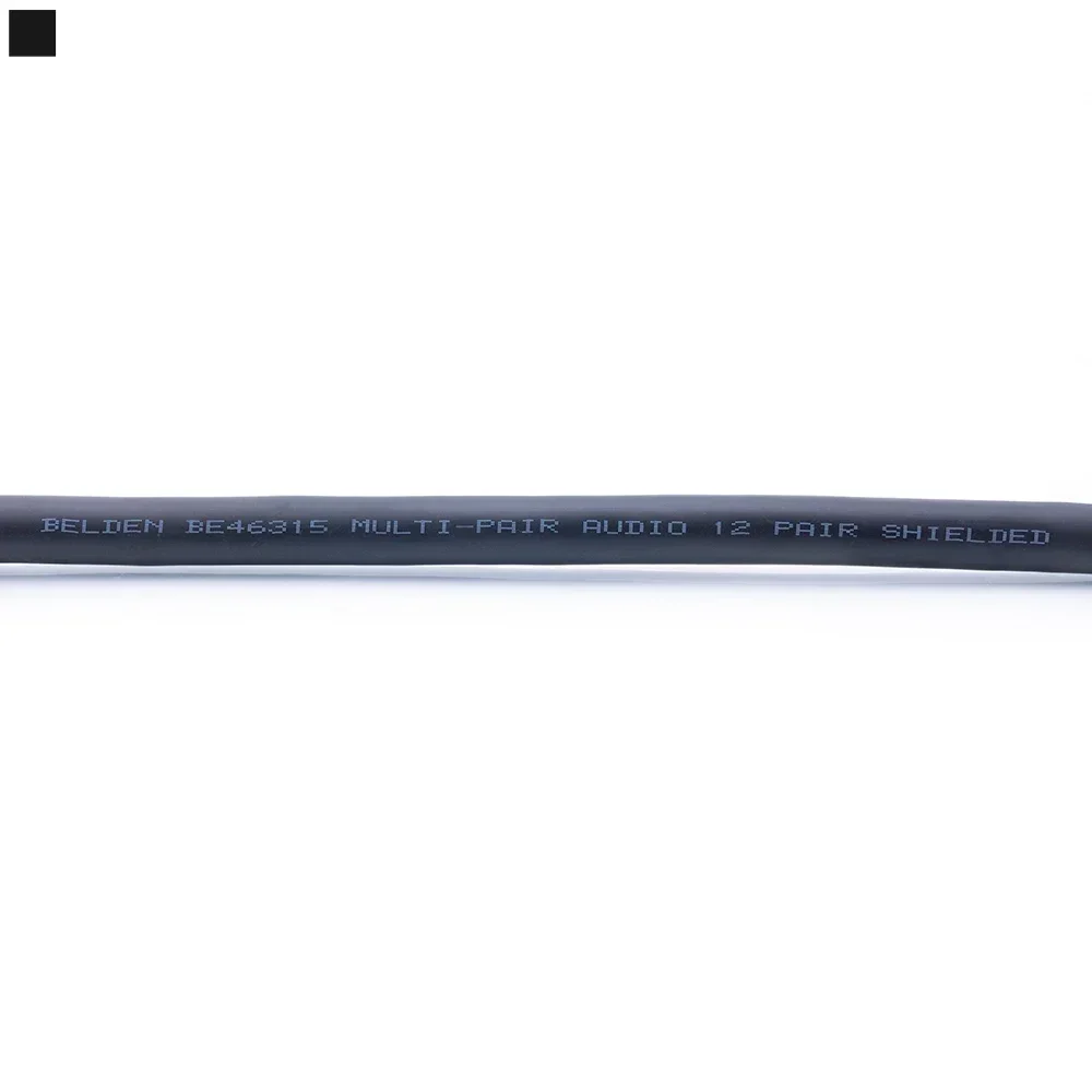 كابل ثعبان ميكروفون Belden-XLR TRS ، Be46315 ، 12 قناة ، سلك إشارة مغمد ثنائي النواة ، خط صوت متعدد القنوات DB25 للخلاط