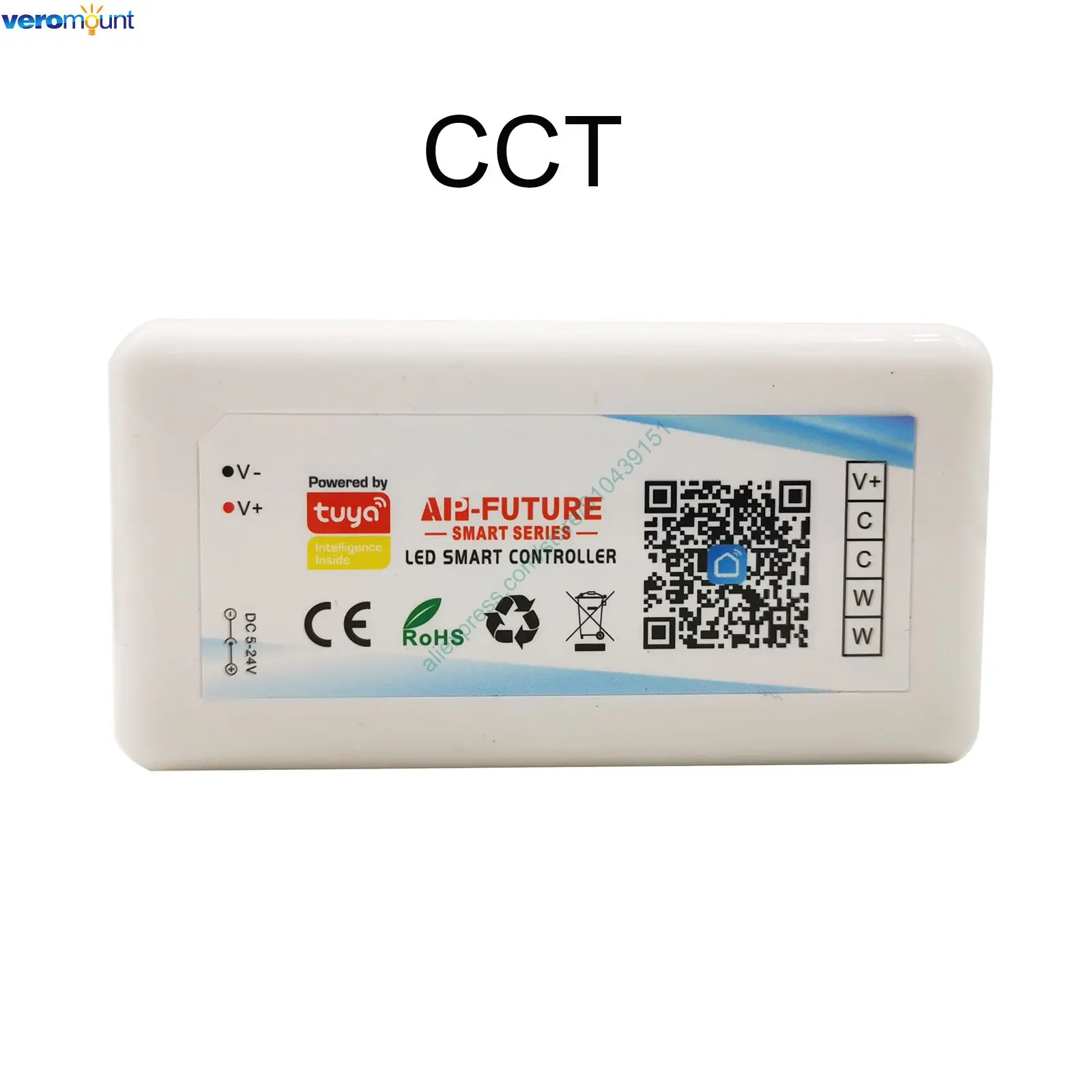 DC12V 24V Tuya Wifi Wireless LED Controller supporto iOs Android APP Alexa Google Voice Control per DIM CCT RGB RGBW RGBCCT Strip