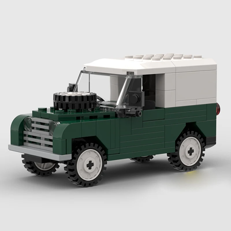 

City Car Model MOC Building Bricks Retro Off-Road Vehicle Modular Technology Children Holiday Gifts Assemble Toys Suit