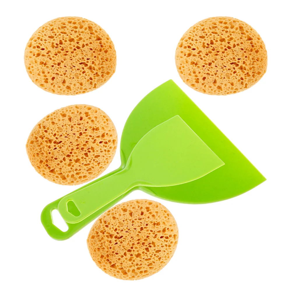 

1Set Wall Texture Sponge Detachable for Drywall Ceiling DIY Painting Decoration Repair Tool Plastic Spackling Scraper Painting