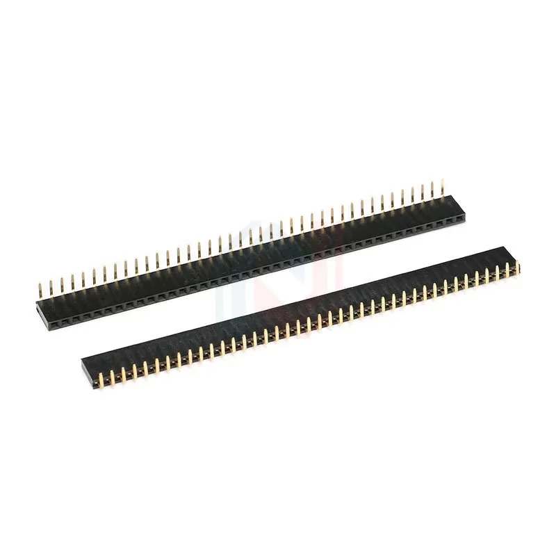 1x40P 2x40Pin 2.54mm Pitch Right Angle 90 Degrees Single/Double Row Female Socket Header Rectangular Connector Receptacle