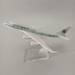 16cm Air QATAR Airways B747 Airlines Airplane Model QATAR Boeing 747 Airways Alloy Metal Diecast Plane Model Aircraft Gifts