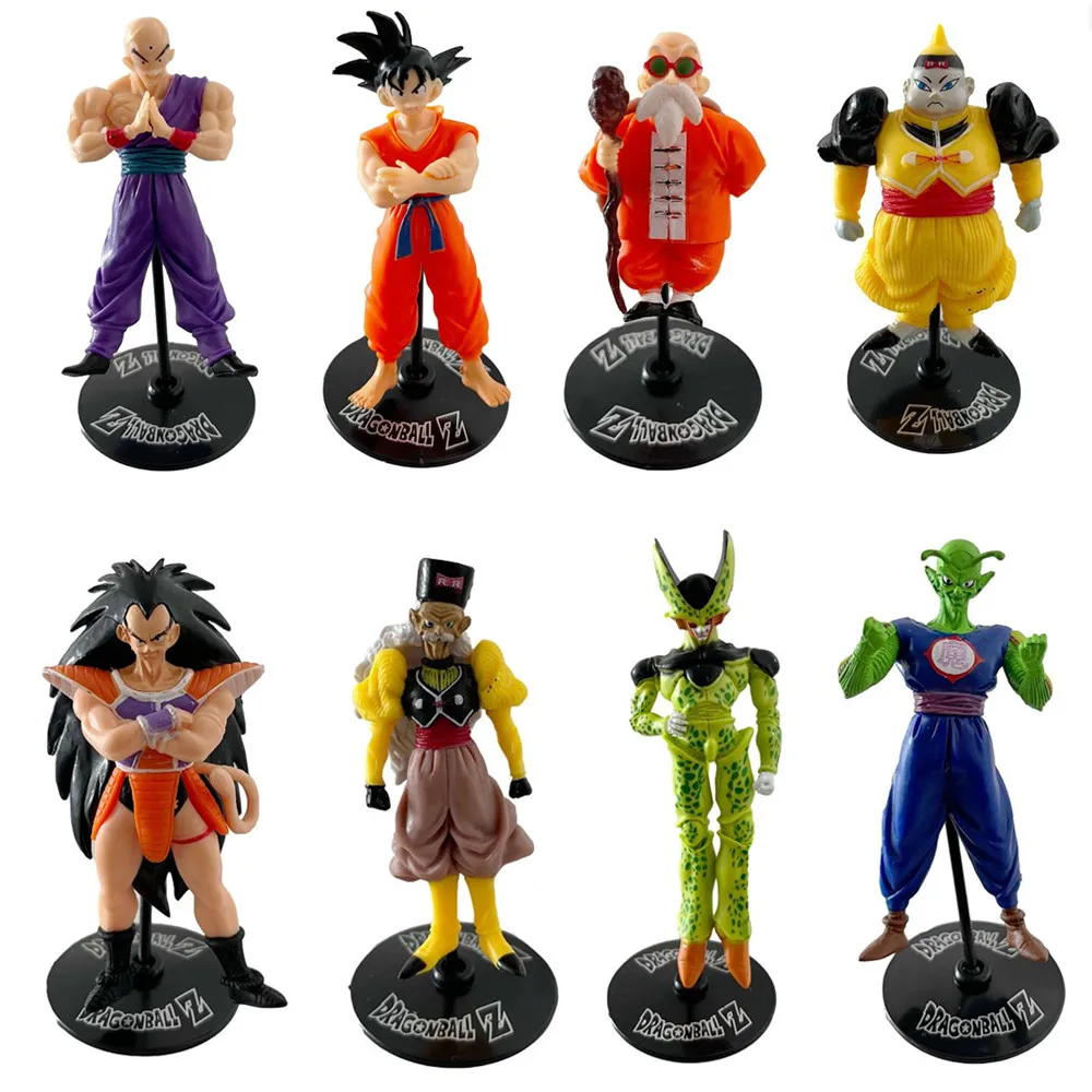 1 Pcs Anime Dragon Ball Z Action Figures Kame Sennin Son Goku Piccolo Frieza Dr.Gero Zarbon Raditz PVC Model Collection Kid Toy